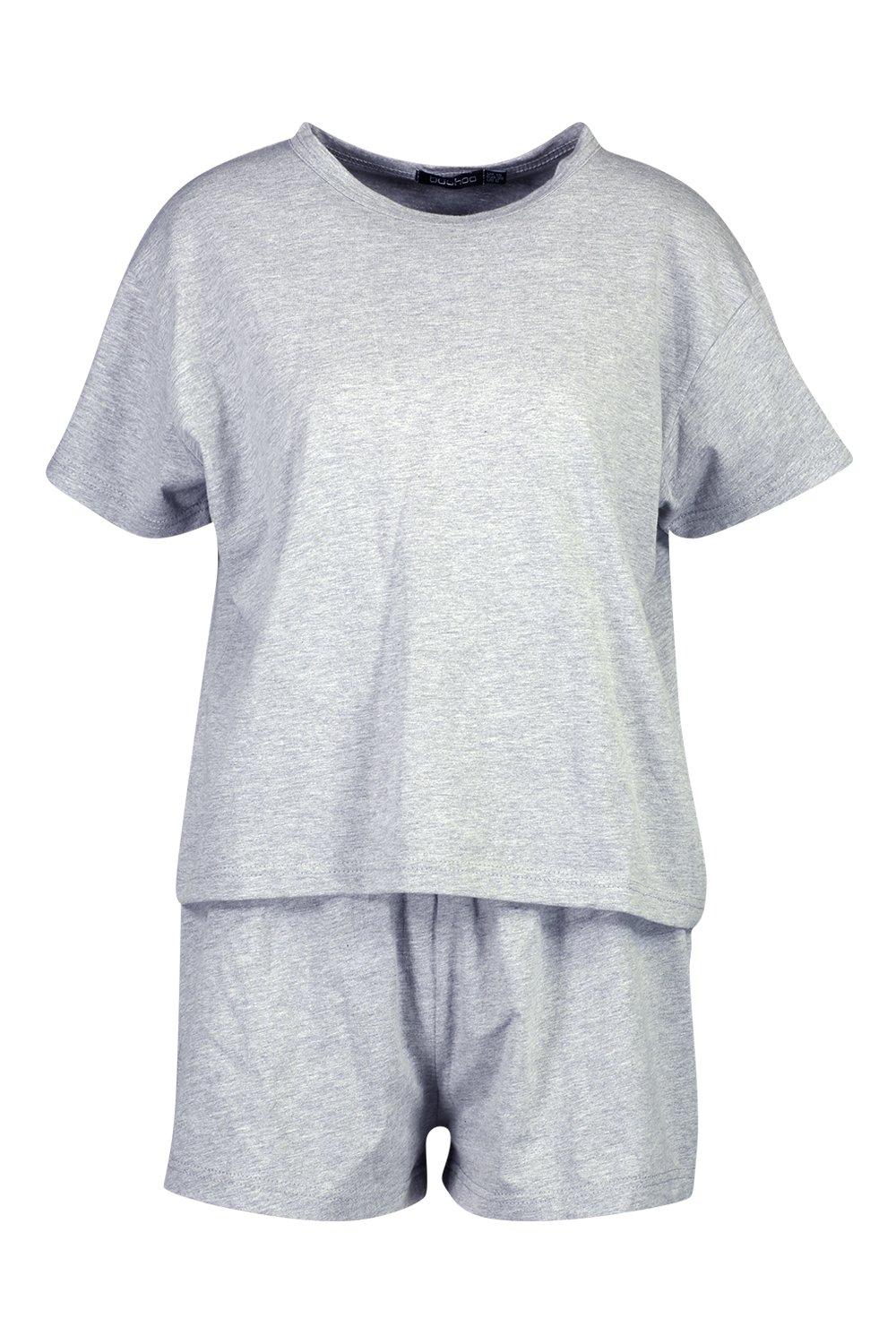 Shorts and t shirt best sale pj set